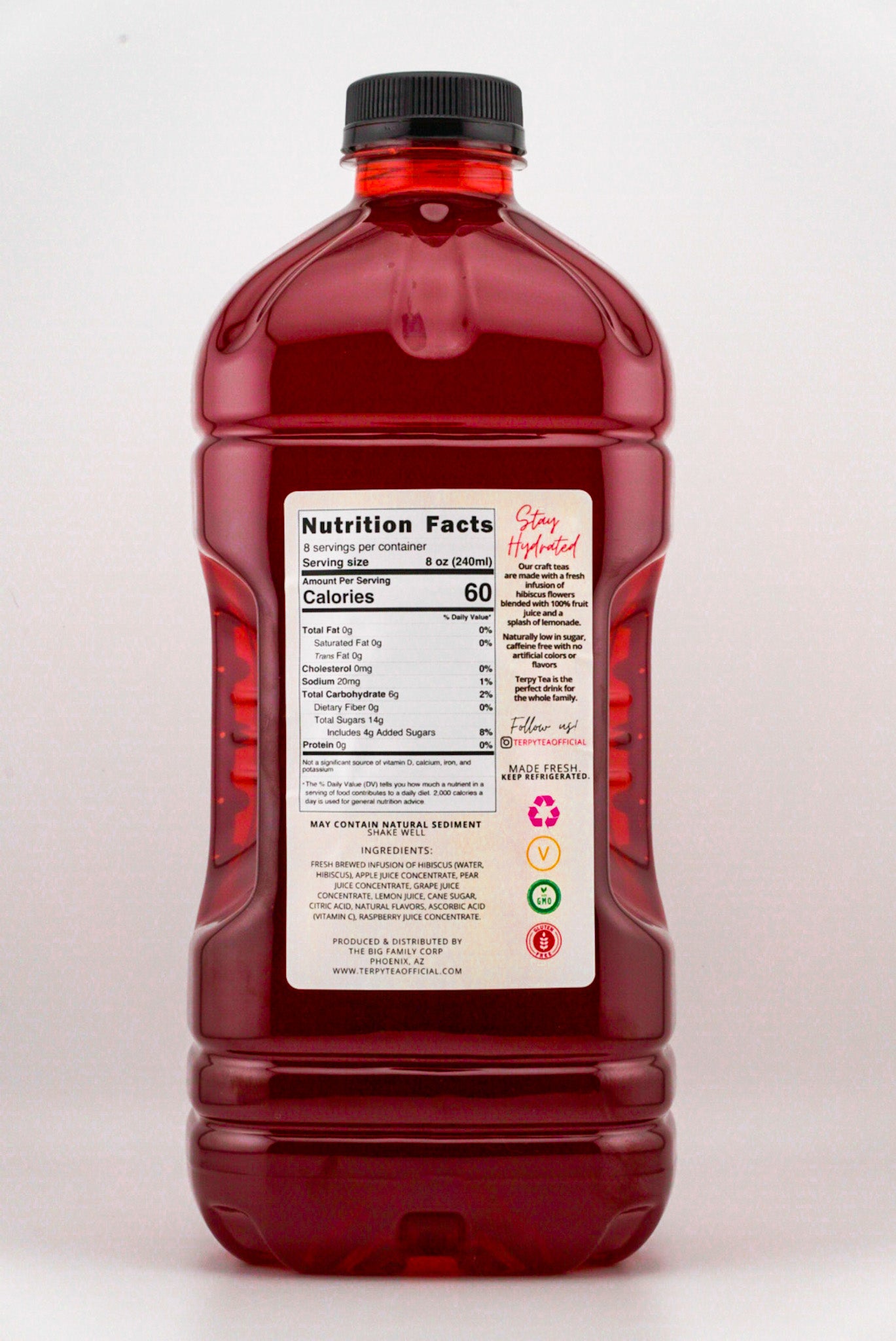 64OZ APPLE RASPBERRY TERPY TEA