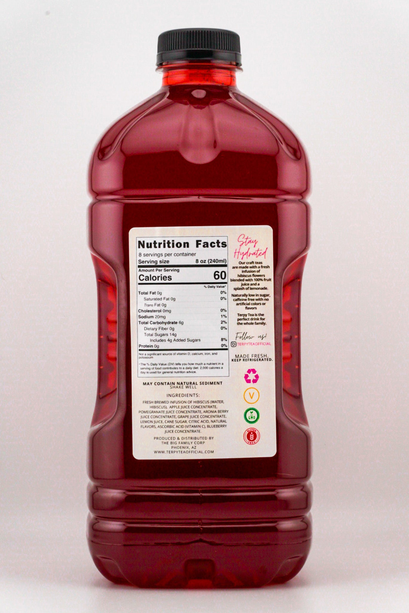64OZ BLUEBERRY POMEGRANATE TERPY TEA