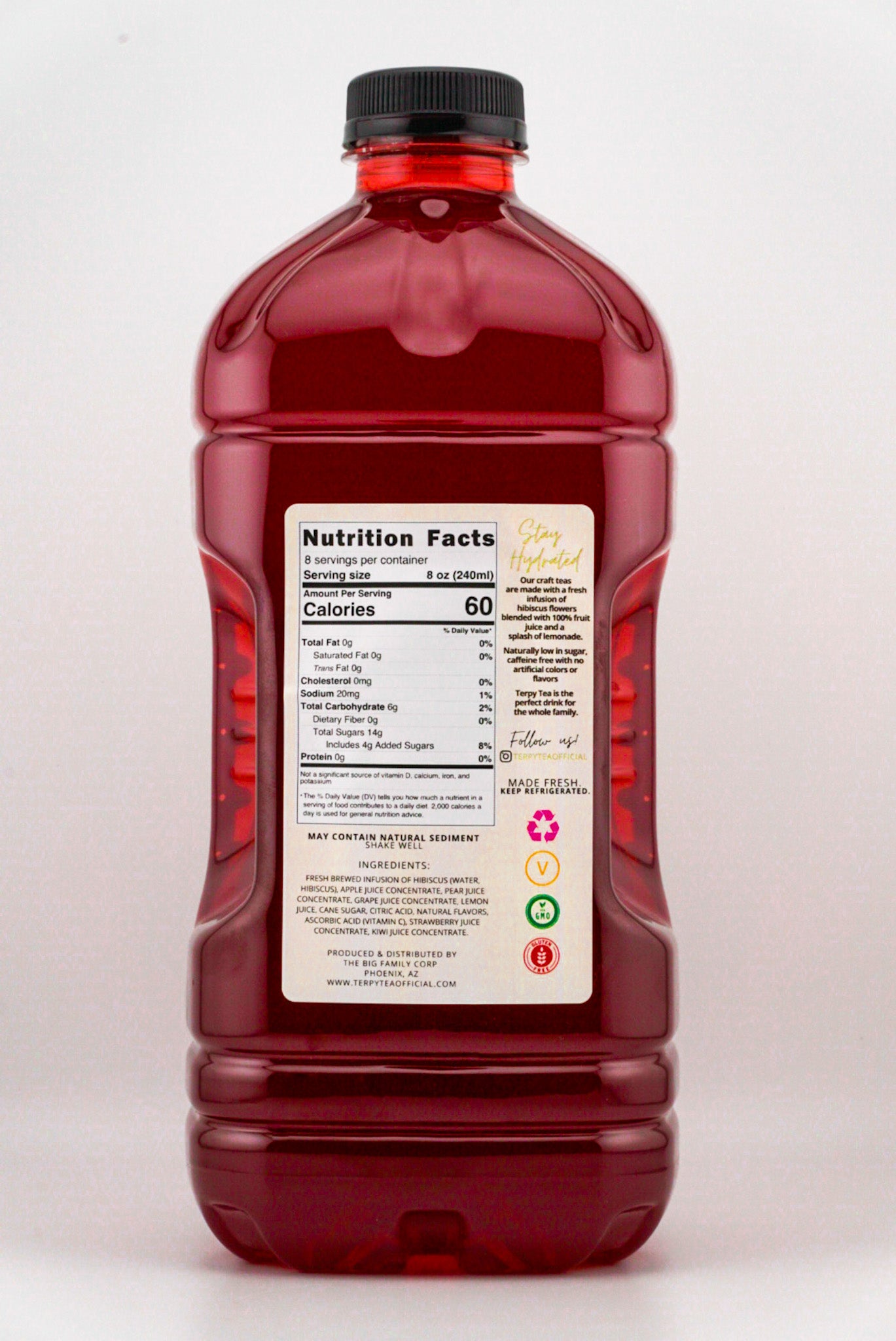 64OZ KIWI STRAWBERRY TERPY TEA