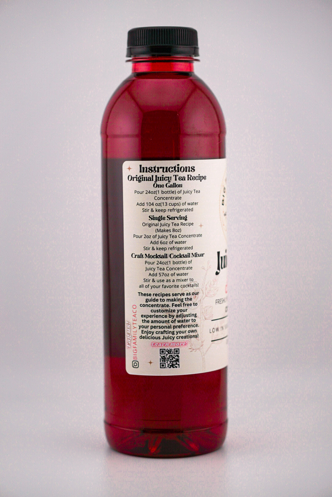 APPLE CHERRY JUICY TEA CONCENTRATE