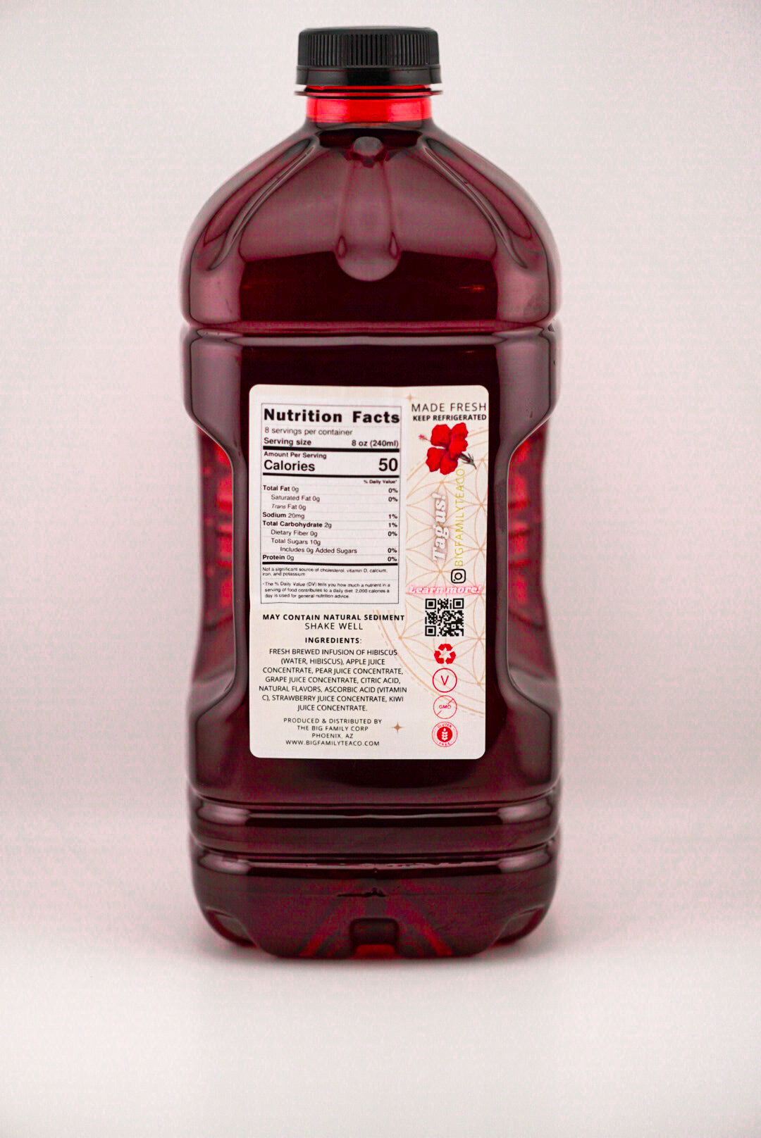 64OZ KIWI STRAWBERRY JUICY TEA