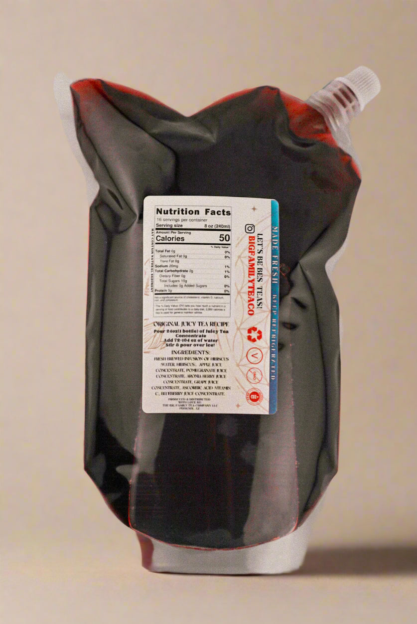 FROZEN BLUEBERRY POMEGRANTATE JUICY TEA CONCENTRATE