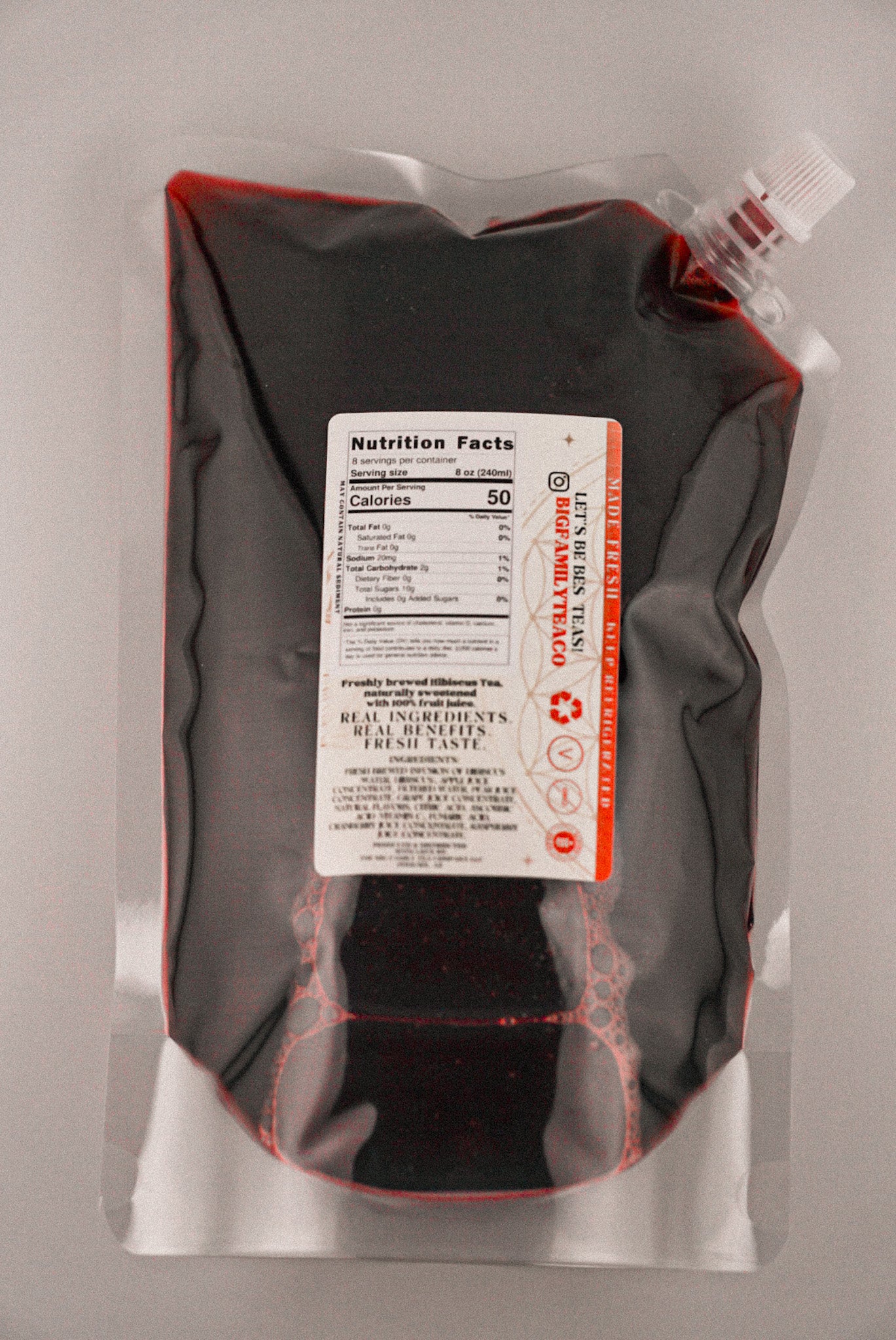 FROZEN APPLE CHERRY JUICY TEA CONCENTRATE